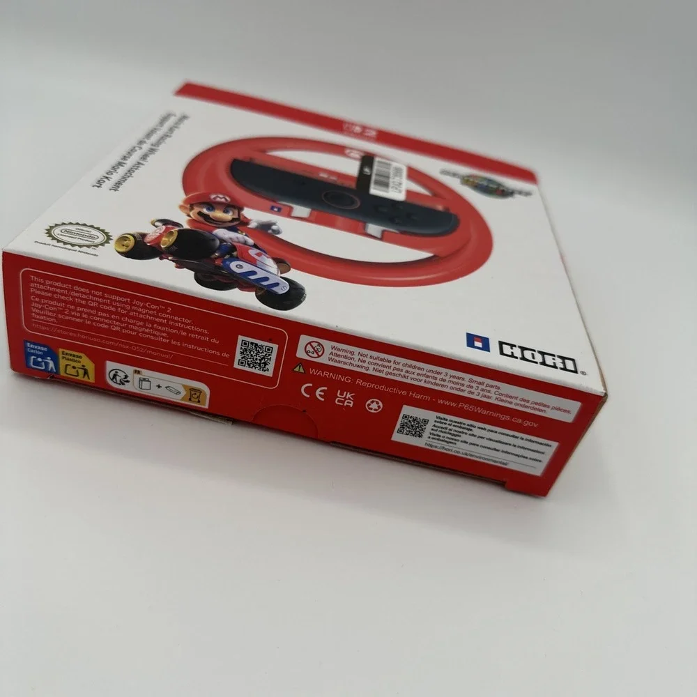 Hori‎ Nintendo Switch 2 Mario Kart World Racing Wheel Attachement New